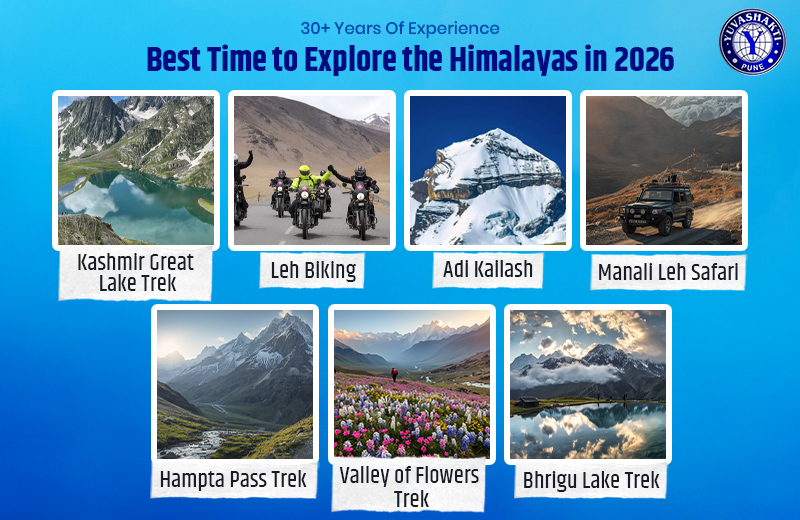 Best Time to Explore the Himalayas in 2026: Season-Wise Guide to 9 Incredible Adventures